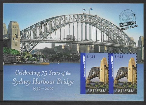 AUSTRALIA 2007 COLLECTORS INTERNATIONAL FAIR PRAGUE M/SHEET MNH. SG MS2871(7268) Cover