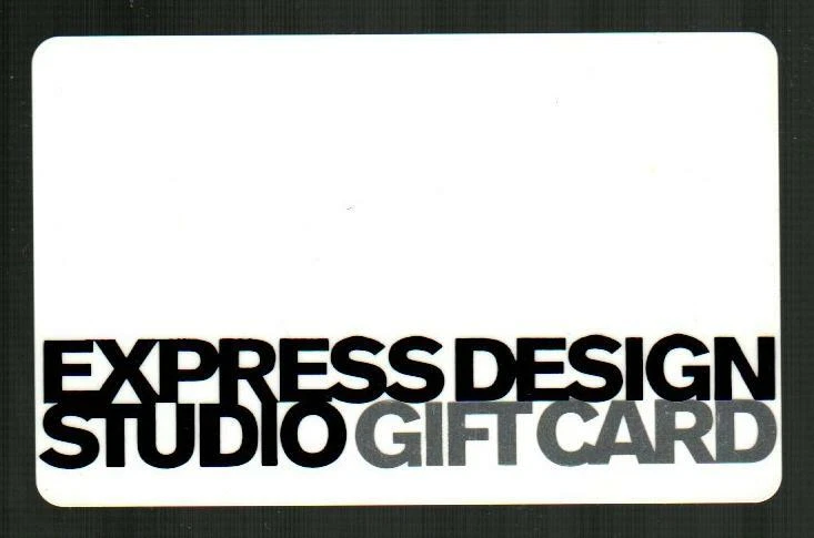 EXPRESS Design Studio ( 2005 ) Gift Card ( $0 ) - Image 1 of 1