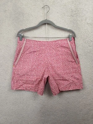 CAbi Women Shorts 4 PinkPolka Dot Cotton Spandex Mid Rise Stretch Culotte - Image 1 of 4