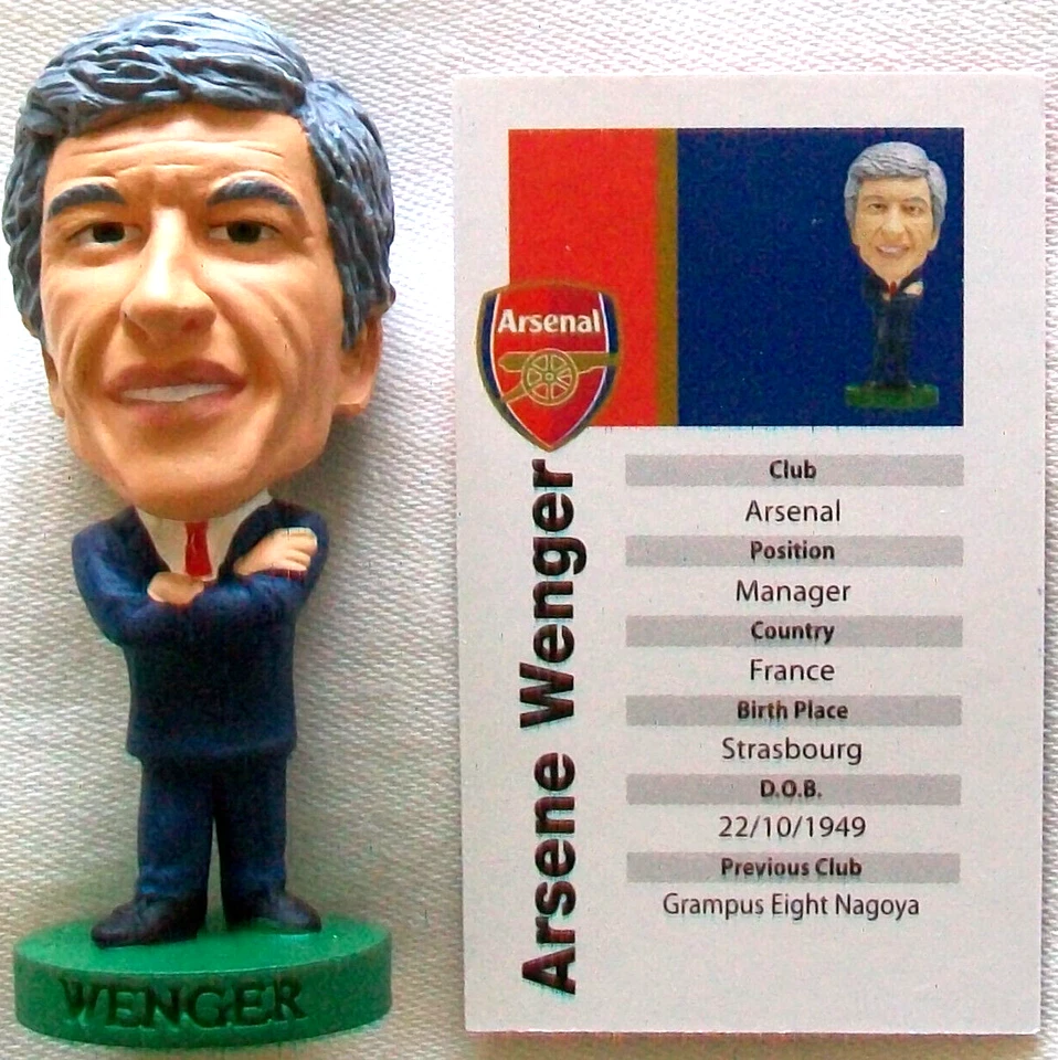 Corinthian Prostars ARSENAL Manager WENGER PR088 Loose With Card LWC Game Figure - Image 1 of 1