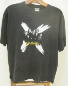 Maglietta DEF LEPPARD 2003 Concert Tour XL ELLIOTT COLLEN CAMPBELL ALLEN SAVAGE - Foto 1 di 6
