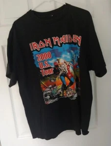 Iron Maiden t-shirt US tour XL 2000 Bruce Dickinson Vintage Queensryche  - Picture 1 of 5