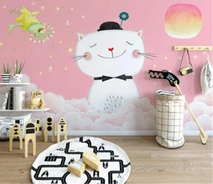 3D Katze H892 Tapete Wandbild Selbstklebend Abnehmbare Aufkleber Sinsin - Picture 1 of 11