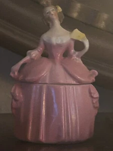 Vintage Madame Pompadour Porcelain EPHRILA GERMANY Dresser/Doll Trinket Box - Picture 1 of 7