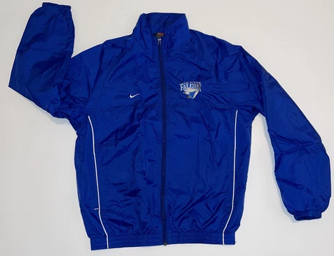 Team Nike Air Force Falcons NCAA Full Zip Windbreaker Blue Jacket Small VTG 90s! Cover