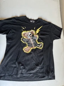 DOMREBEL Montreal Men’s 3XL Skeleton Teddy Bear Rare T Shirt Black Printed - Picture 1 of 12