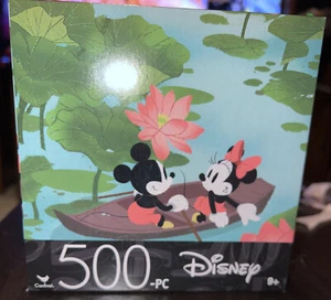 Mickey & Minnie Mouse Water Boat Ride  (500pc, 11x14" Jigsaw) Disney. Brand NEW - Picture 1 of 12