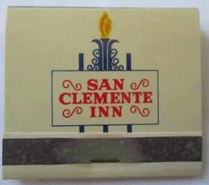 VINTAGE SAN CLEMENTE INN WESTERN WHITE HOUSE COLOR MATCHBOOK - NEW - Picture 1 of 6
