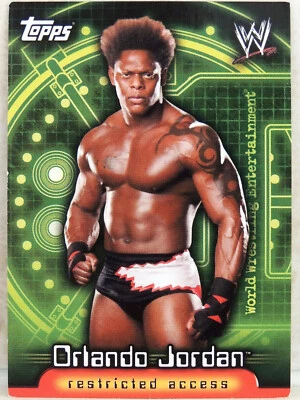 WWE ORLANDO JORDAN TOPPS INSIDER CARD 63 2006 WRESTLING WWF ECW - Image 1 of 2