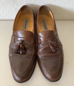 Johnston & Murphy Mens Hayes Tassel Dress Loafers Brown Size 10.5 M F 10 India - Picture 1 of 6