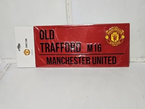 New Old Trafford M16 Manchester United Blechschild Futball Fußball Soccer  - Bild 1 von 18