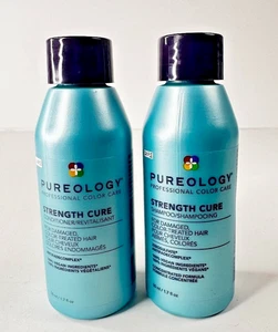 Lot 2 Pureology Strength Cure Shampoo & Conditioner Set 50ml Each - Picture 1 of 4