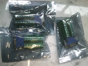 DB15 D-SUB 15 Pin Klemmboard Leiterplattenklemmen Steckverbind - Bild 1 von 4