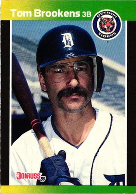 1989 Donruss - Tom Brookens #508   - Image 1 of 2