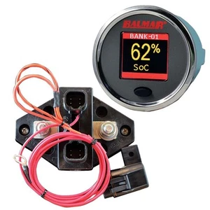 Balmar SG200 Battery Monitor Kit w/Display Shunt & 10M Cable - 12-48 VDC - Picture 1 of 1