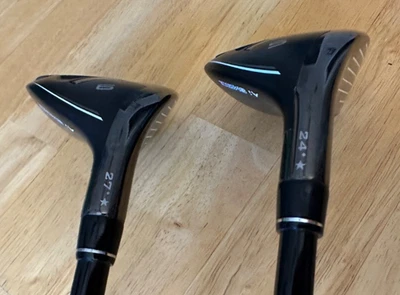 Two Callaway Paradym Ai Smoke Max Fast Hybrids  5 (24º) + 6 (27º) Tensei Seniors - Image 1 of 4