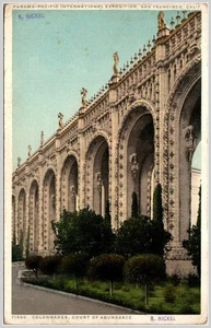 1915 Panama-Pacific Expo Abundance Postcard Nickel Photochrome - Picture 1 of 2