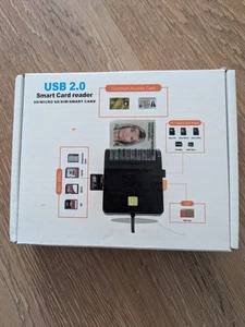 USB 2.0 Smart Card Reader Kartenleser - Bild 1 von 3