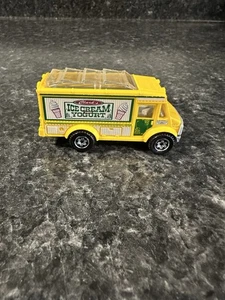 Matchbox Ice Cream Yoghurt Food Truck 2014 Made in Thailand MB999 Yellow - Picture 1 of 7