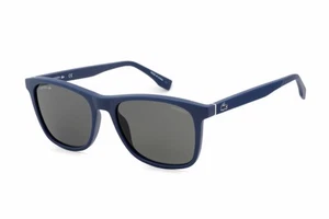 LACOSTE L860SP 424 Sunglasses Matte Blue Frame Grey Lenses 56mm - Picture 1 of 4