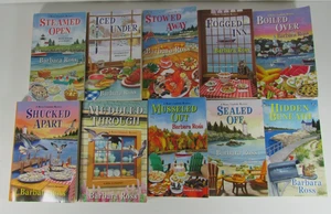 Lot of 10 Barbara Ross A MAINE CLAMBAKE MYSTERY Series Paperback Books - Picture 1 of 3
