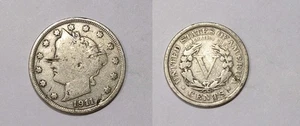 1911 LIBERTY NICKEL GOOD VERY GOOD CONDITION #537-27 - Picture 1 of 1