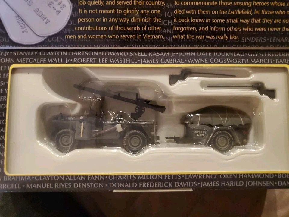 1/43 Corgi Unsung Heroes Vietnam Series Jeep And Trailer New - Image 1 of 2