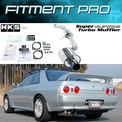 HKS Super Turbo Muffler Cat-Back Exhaust For Nissan Skyline GT-R BNR32 RB26DETT - Изображение 1 из 4