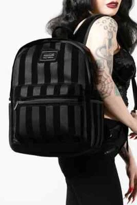 Killatar Earn Your Streifen Rucksack Schwarz Gothic Alternative KSRA005320 - Bild 1 von 5