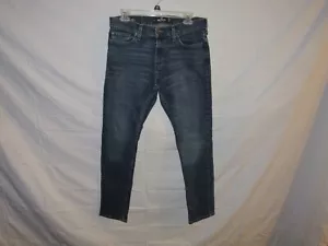 Hollister Epic Flex Men's Blue Skinny Denim Jeans Size 30x30 Waist 30" - Picture 1 of 4