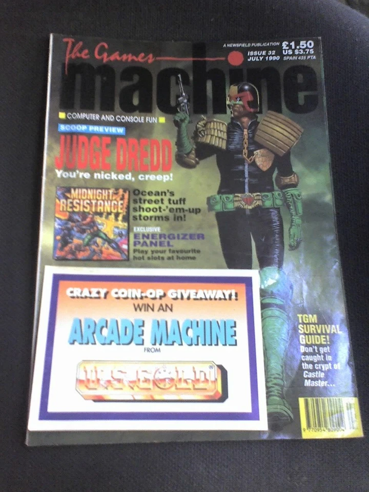 The Games Machine n. 32 Luglio 1990 INGLESE LA RIVISTA ORIGINALE TGM UK AMIGA - Immagine 1 di 1