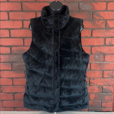 Chaleco relleno de plumón de ganso de piel sintética XL Athleta para mujer - acogedor, al aire libre, informal Foto 1 de 4