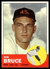 1963 Topps Bob Bruce Houston Colt .45s #24