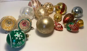 15 vintage Christmas ornaments made in West Germany, Czech,USA Shiny Brite & Mor - Bild 1 von 16