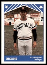 1983 TCMA Buffalo Bisons Al Gallagher #24
