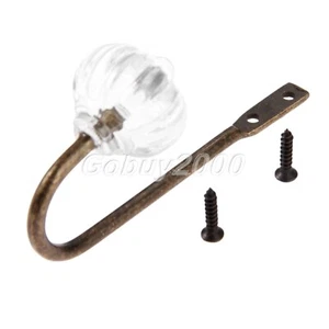 Classic Single Coat Rack Hat Bag Towel Clothes Hook Organizer Wall Hooks Hanger - Picture 1 of 12