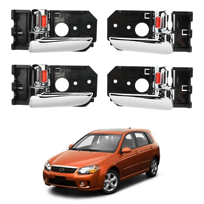 Interior Door Handle Driver Passenger Side For 04-09 KIA Spectra Spectra5  4Pcs Foto 1 de 4