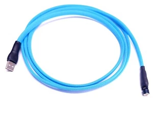 6ft Magnetic Fast Charging Phone Cord lightning end 6,6s,7, 8, 9, 9s, X - Picture 1 of 7