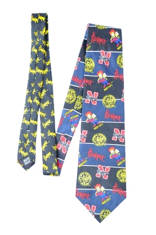 Nebraska Cornhuskers Mens Silk Novelty Necktie 56 x 4 Cover