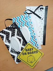 Trio of new baby wipes travelling bags - Picture 1 of 2