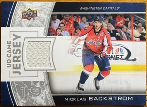 2013-14 Upper Deck UD Game Jersey Nicklas Backstrom #GJ-NB Washington Capitals - Picture 1 of 2