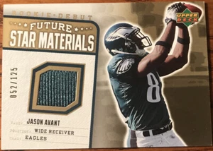 2006 UD Rookie Debut Future Star Materials GOLD Jason Avant FSM-JA #’d 052/125 - Picture 1 of 2