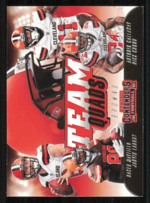 2018 Panini Contenders Team Quads #6 Nick Chubb/Antonio Callaway/Baker Mayfield - Image 1 of 2