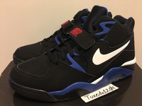 DS Nike Air Force 180 sz11.5 Black/Sport Royal Barkley CB max OG 310095 011