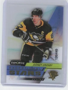 2020-21 Upper Deck Synergy Sidney Crosby Exceptional Stars /449 Penguins - Picture 1 of 2