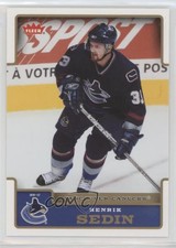 2006-07 Fleer Tiffany Henrik Sedin #190 HOF