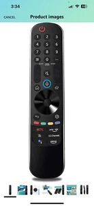 Voice Remote Replacement 4K 8K Smart TV, 22GA-US - Picture 1 of 7