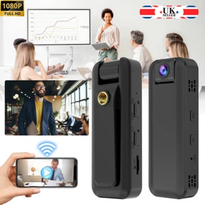 HD 4K Mini Camera Camcorder Body Police Cam with Wifi Remote DVR IR Night Cam US - Picture 1 of 21