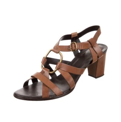 Sandalia Roger Vivier Tacón Tirantes Tostado 40 Foto 1 de 4