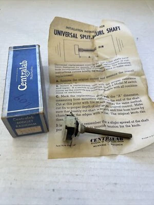 Potenciómetro de eje largo Centralab Midget Radiohm NK-144 1 mega Foto 1 de 4